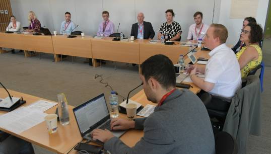 The Pride in Maritime Industry Network and Roundtable held at ITF House in London was a hybrid event. Image: John Winter Image:The Pride in Maritime Industry Network and Roundtable held at ITF House in London was a hybrid event. Image: John Winter